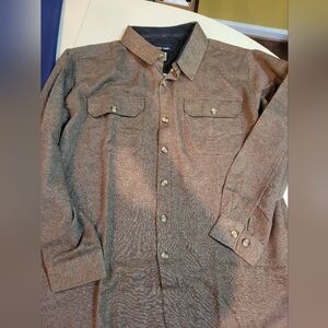Stone Creek men's large button down soft brushed shirt